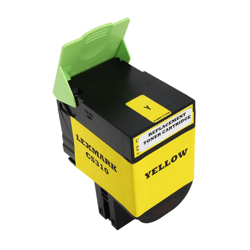 Lexmark 701HY Compatible Toner Cartridge Yellow 3K High Yield, 70C1HY0