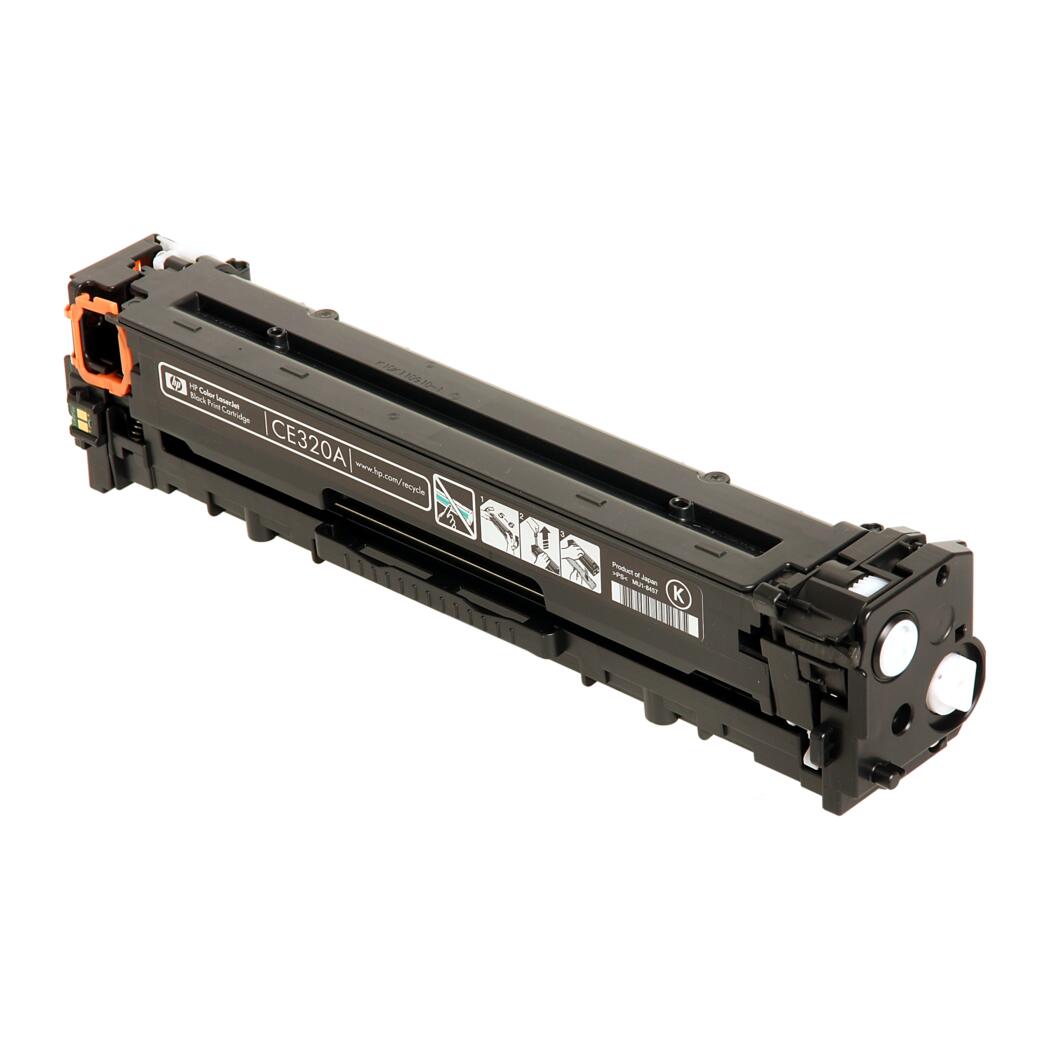 HP 128A Remanufactured Black 2K Yield Toner Cartridge, CE320A