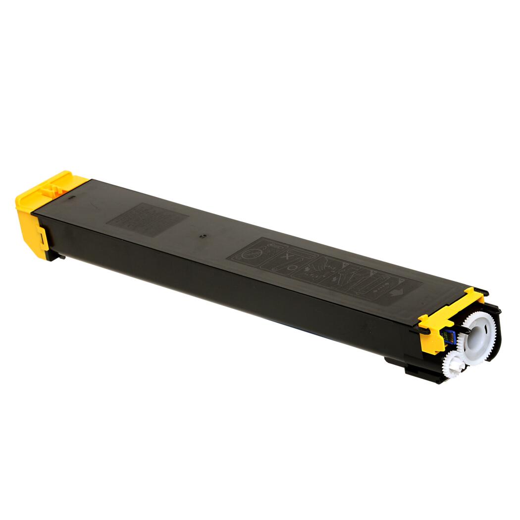Sharp MX-2610/MX-2615 Compatible TAA Compliant Yellow 15K Yield Toner Cartridge,MX-36NTYA