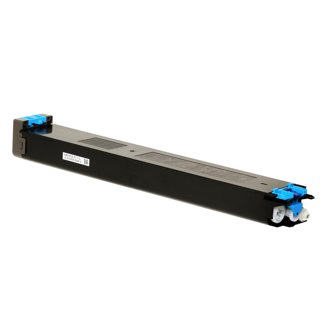 Sharp MX-4110/MX-4140 Compatible TAA Compliant Cyan 18K Yield Toner Cartridge, MX-51NTCA