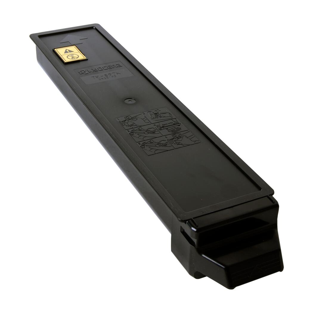 Kyocera TK-897K Compatible TAA Compliant Black 12K Yield Toner Cartridge, 1T02K00US0