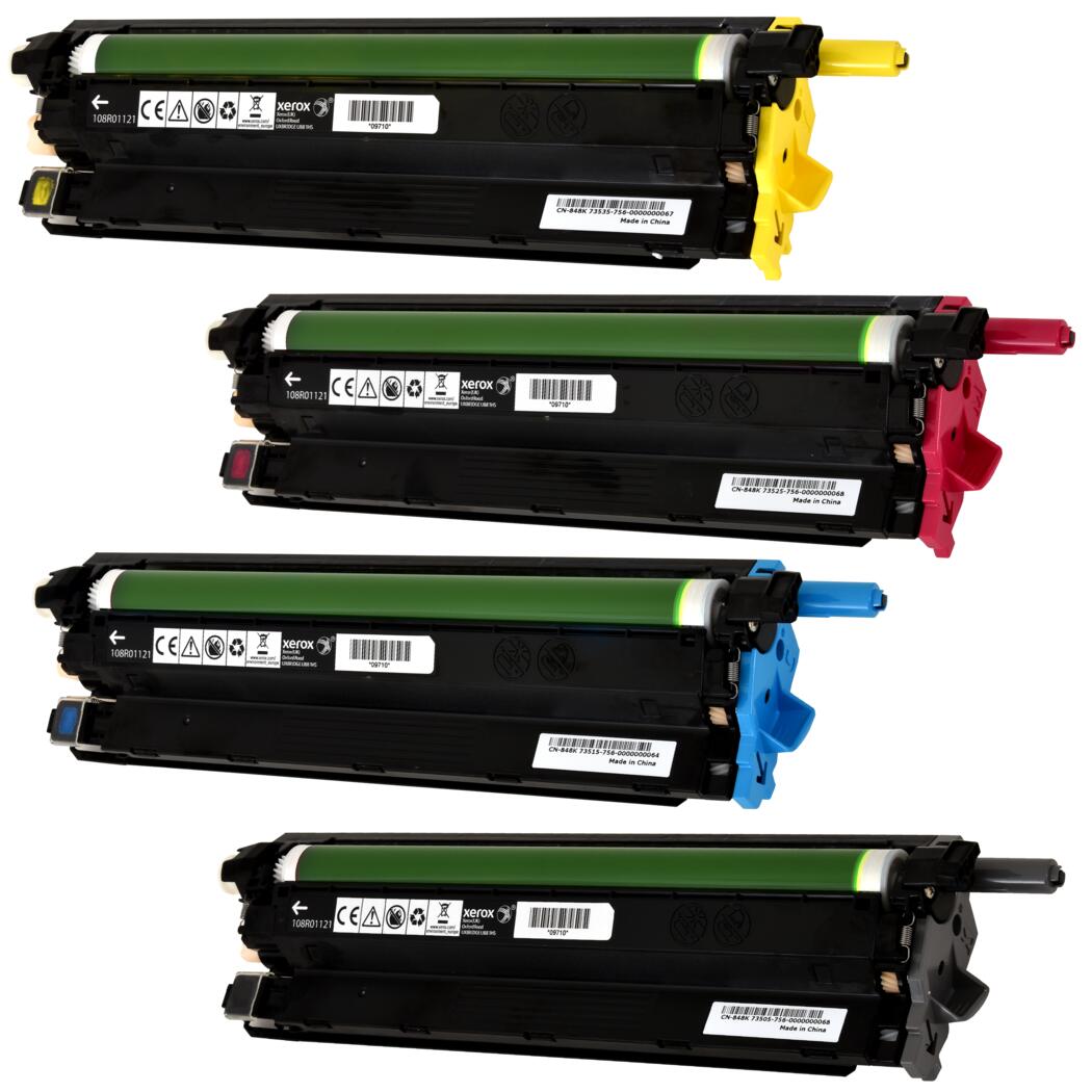 Xerox 4/Pack Remanufactured Black 60K Yield/Color 60K Yield Drum Unit, 108R01121
