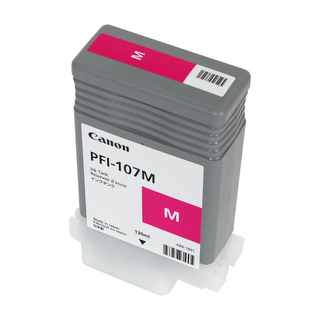 Canon PFI-107M Compatible Magenta 130ml InkJet Cartridge, 6707B001