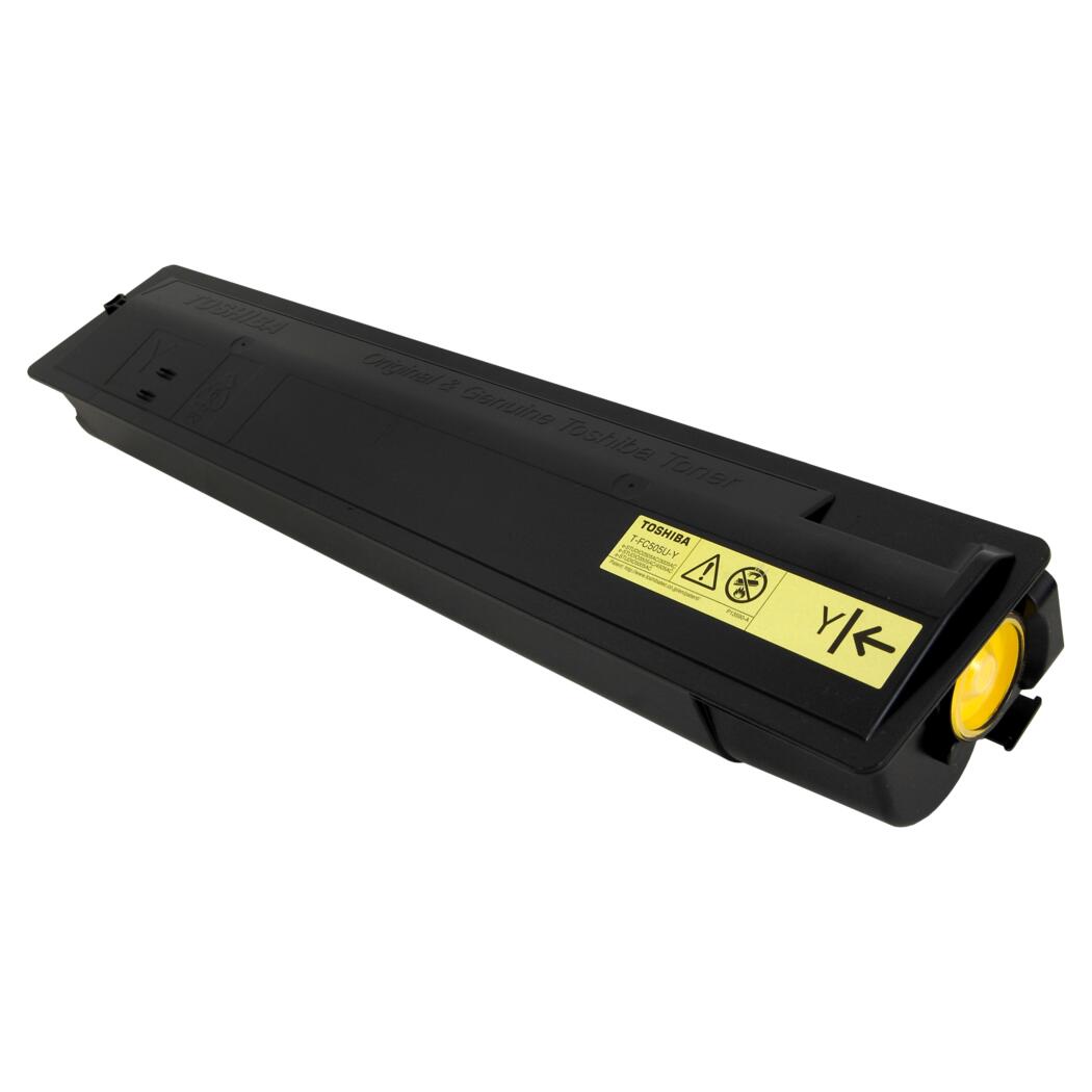 Toshiba e-Studio 2505 3005 3505 5005 Compatible TAA Compliant Yellow 33.6K Yield Toner Cartridge, T-FC505UY