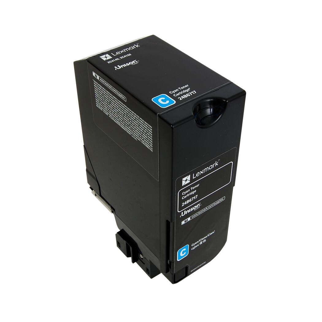 Lexmark XC4140/XC4143/XC4150/XC4153 Cyan Toner Cartridge, 24B6717