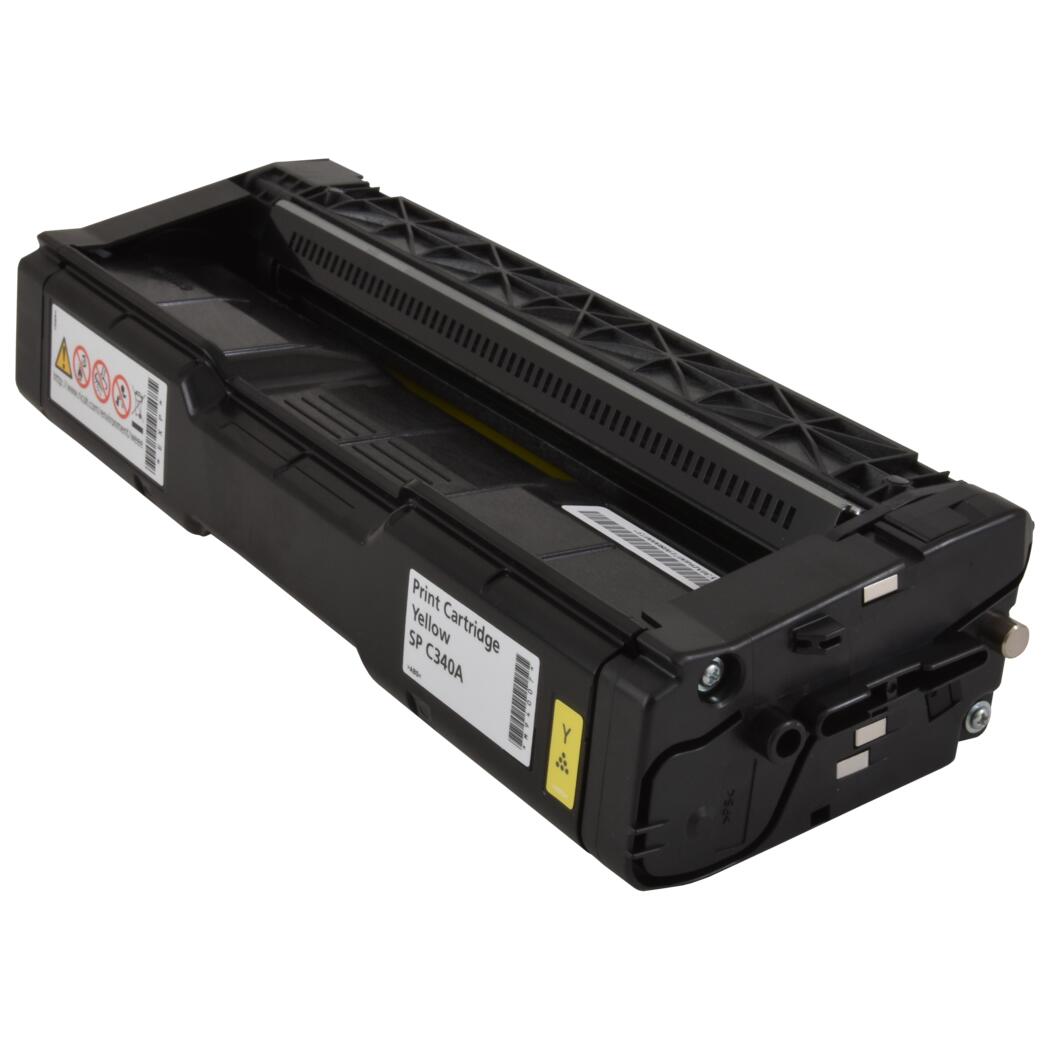 Ricoh SP C340DN C340A Yellow Toner Cartridge, 407898