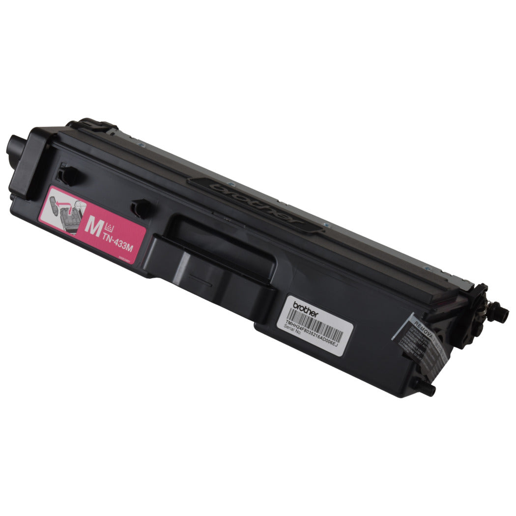 Brother L8410/L8260/L8360 Compatible Toner Cartridge, Magenta 4K High Yield, TN433M