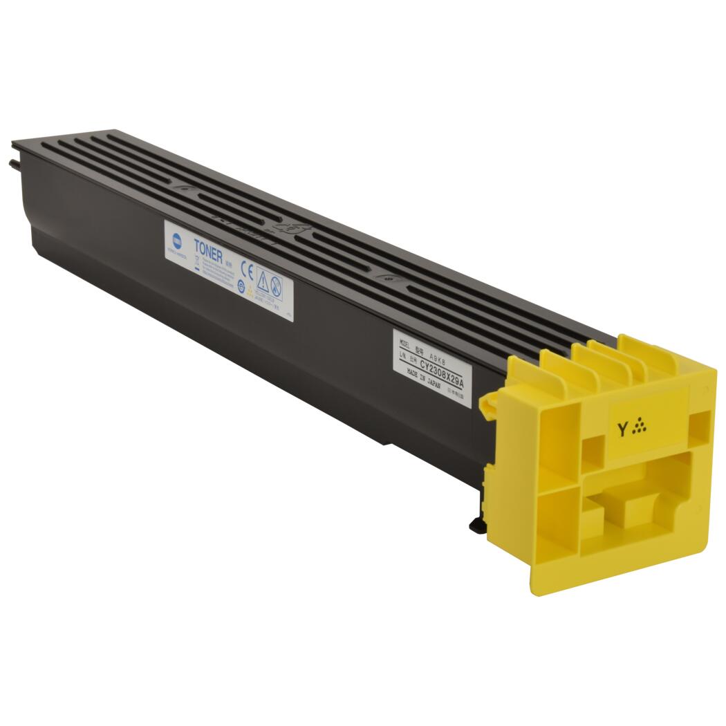 Konica TN713Y Compatible TAA Compliant Yellow 33.2K Yield Toner Cartridge, A9K8230