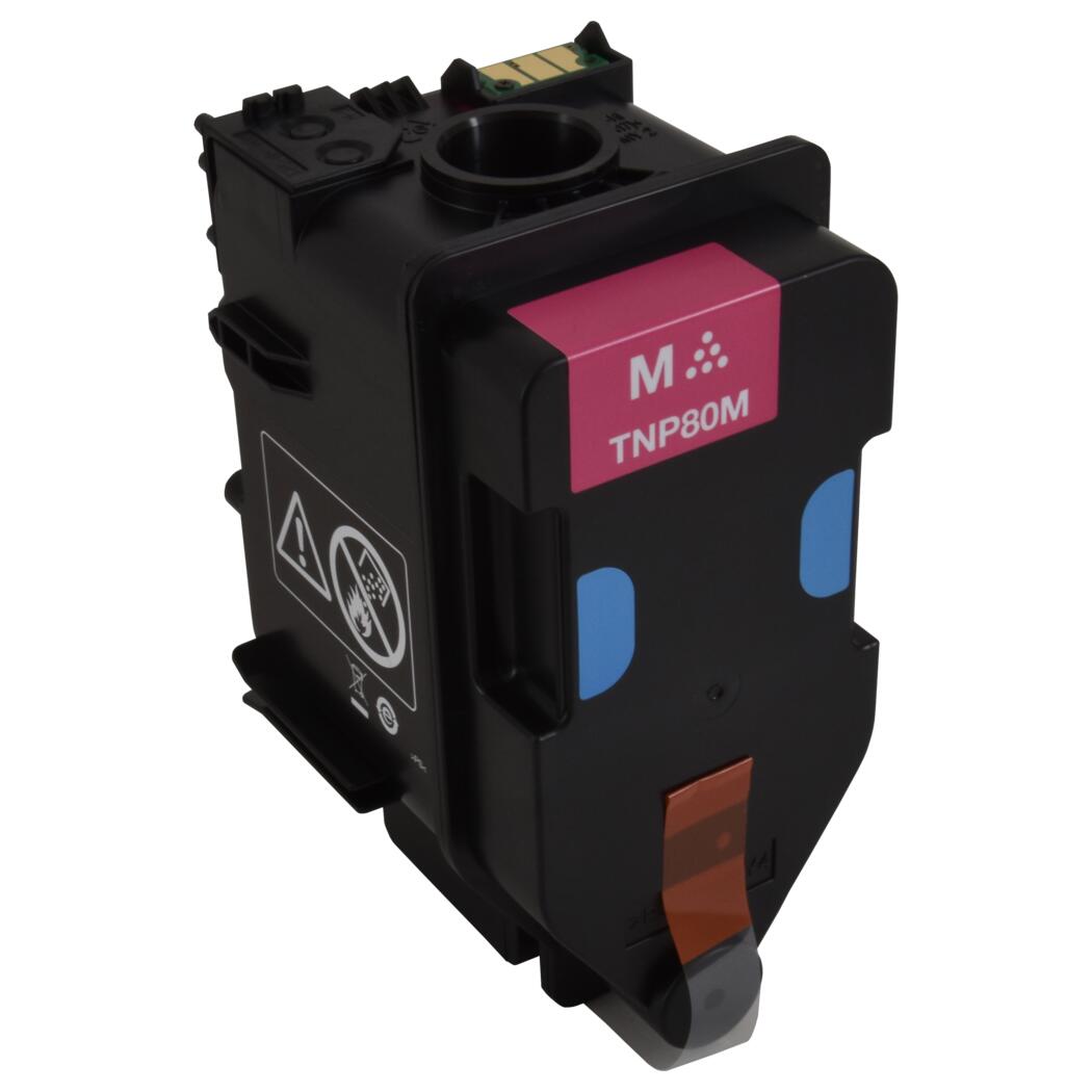 Konica Minolta TNP80M Magenta Toner Cartridge, AAJW332