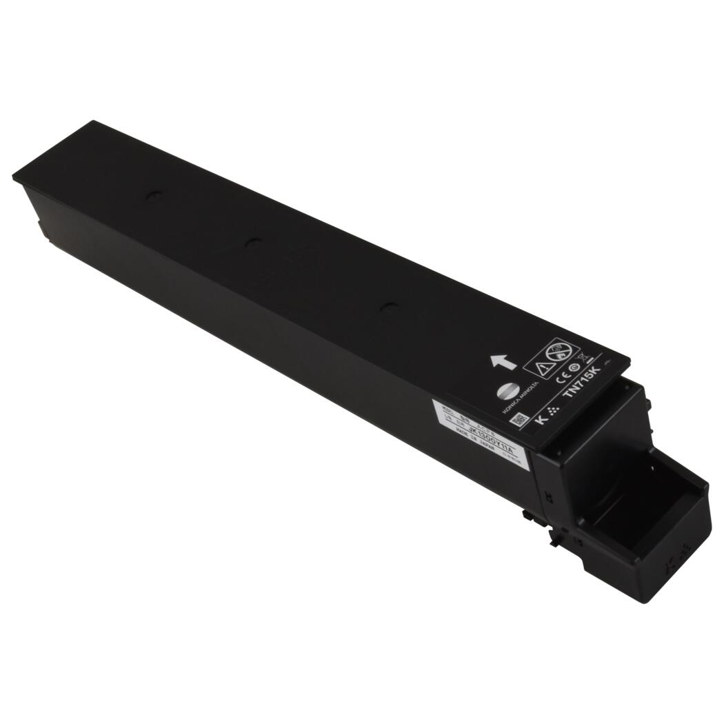 Konica Minolta TN715K Black Toner Cartridge, ACP8130