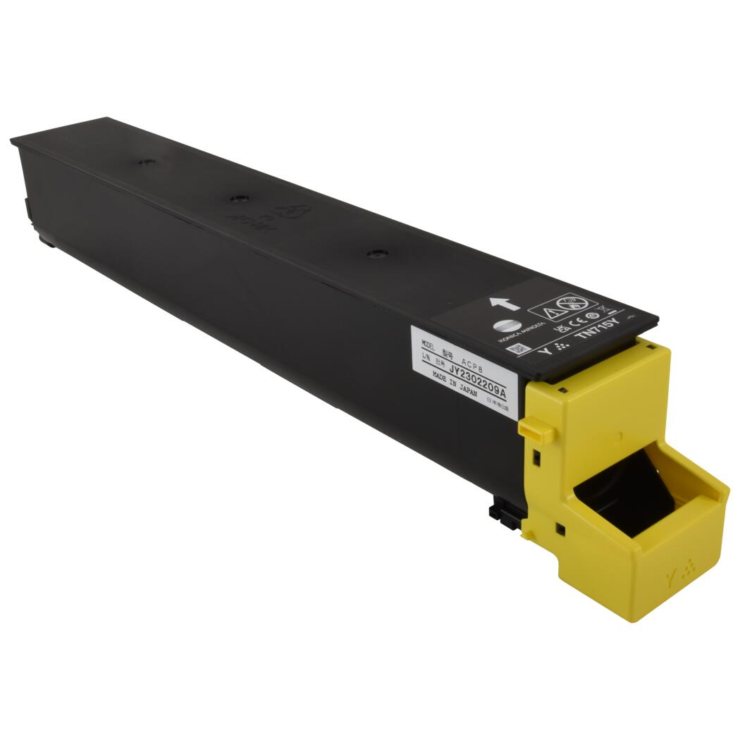 Konica Minolta TN715Y Yellow Toner Cartridge, ACP8230