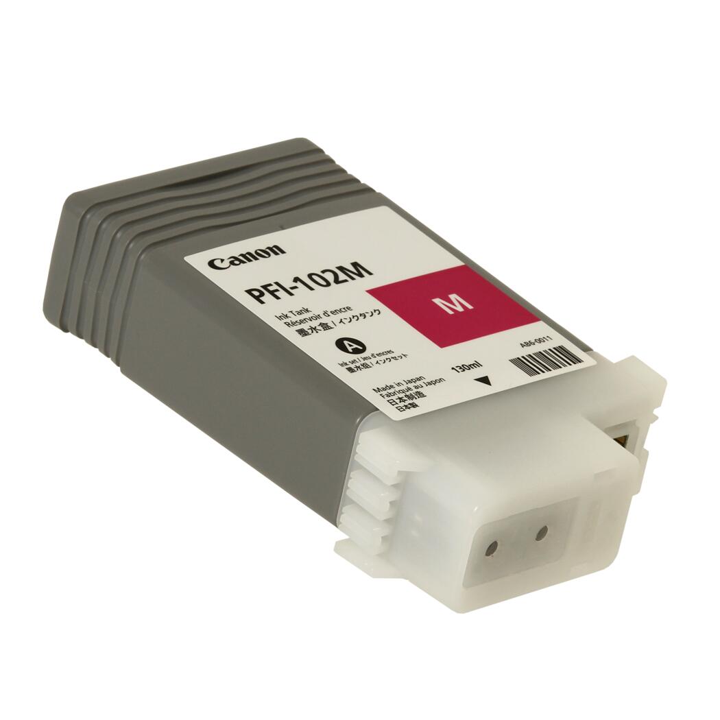 Canon PFI-102M Remanufactured Magenta 130 ML Wide Format Ink, 0897B001