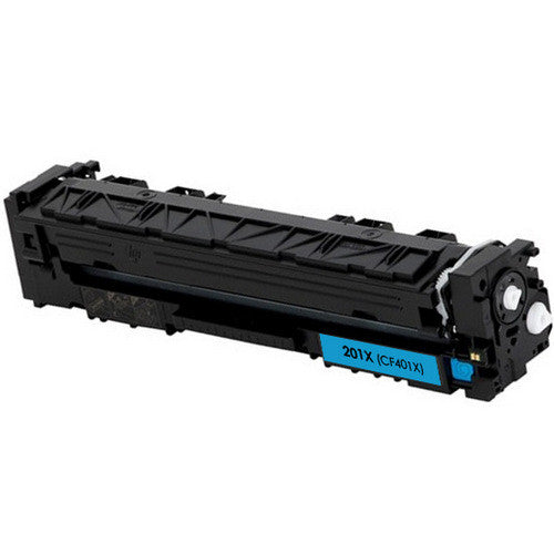 HP 201X Compatible Cyan 2.3K High Yield Toner Cartridge, CF401X