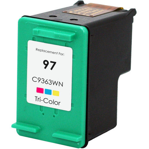HP 97 Remanufactured InkJet Cartridge Tri-Color 560 Yield, C9363WN