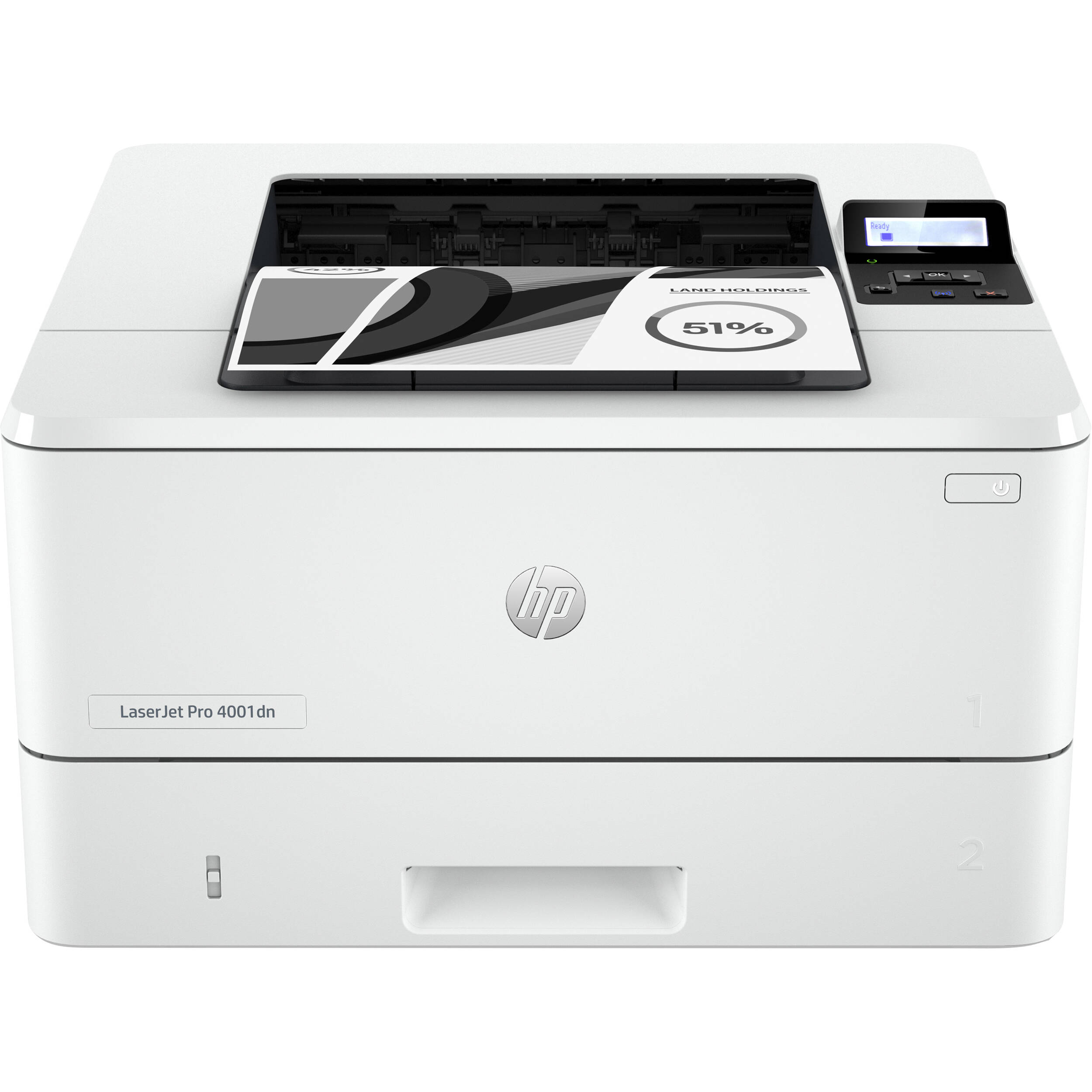 HP LaserJet Pro 4001DN (MICR Bundle) Monochrome printer, 2Z600F