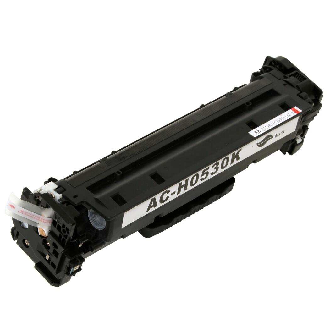 HP 304A Remanufactured Black 3.5K Yield Toner Cartridge, CC530A