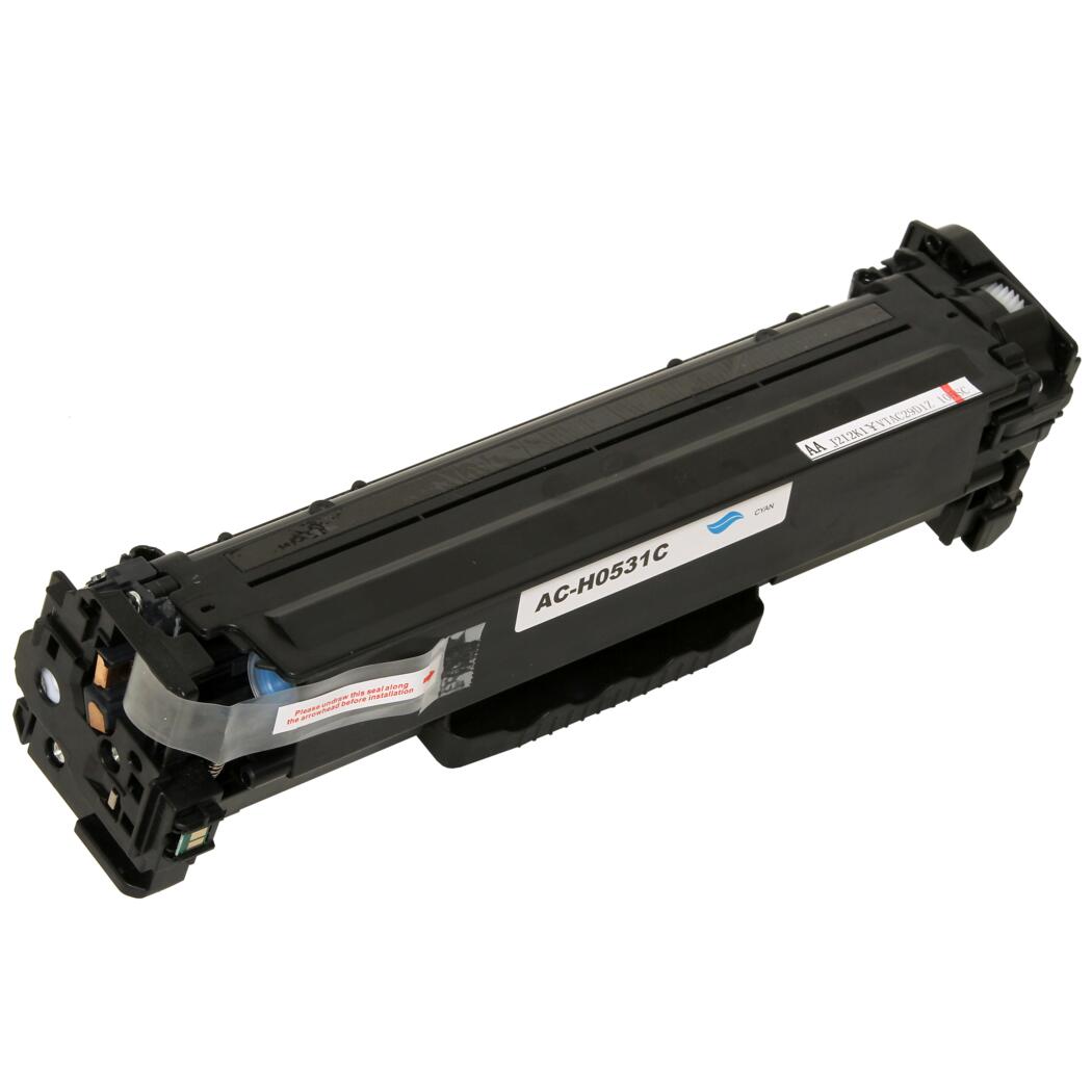 HP 304A Remanufactured Cyan 2.8K Yield Toner Cartridge, CC531A