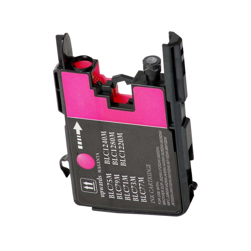 Brother LC75 Compatible Magenta 600 High Yield InkJet Cartridge, LC75XLMA
