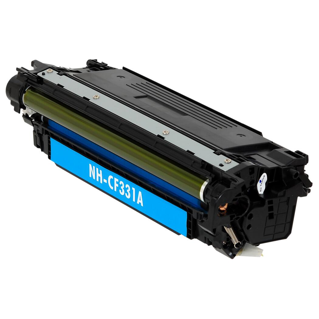 HP 654A Compatible Cyan 15K Yield Toner Cartridge, CF331A