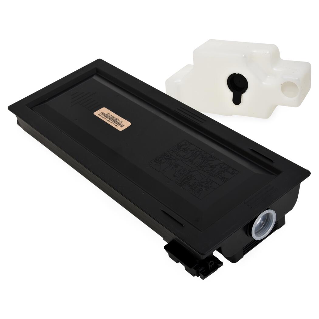Kyocera Mita Compatible Toner Cartridge Black 20K Yield W/ Waste Toner Container, TK-679