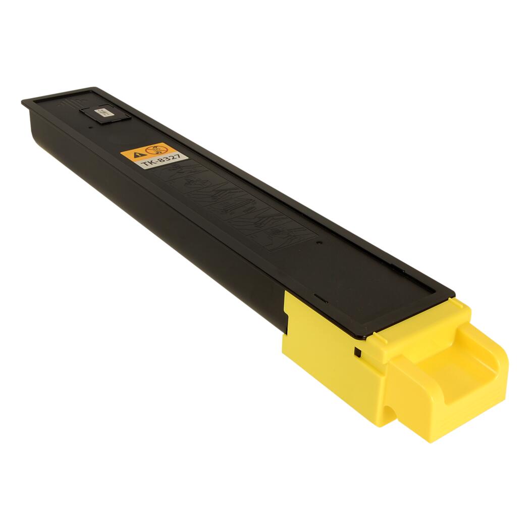 Kyocera TK-8327Y Compatible TAA Compliant Yellow 12K Yield Toner Cartridge, 1T02NPAUS0