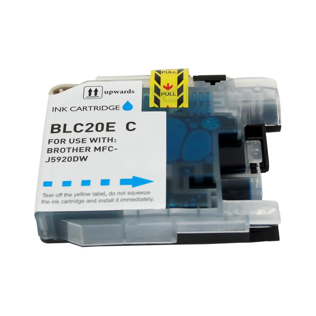 Brother J5920/J985 Compatible InkJet Cartridge Cyan 1200 High Yield, LC20EC