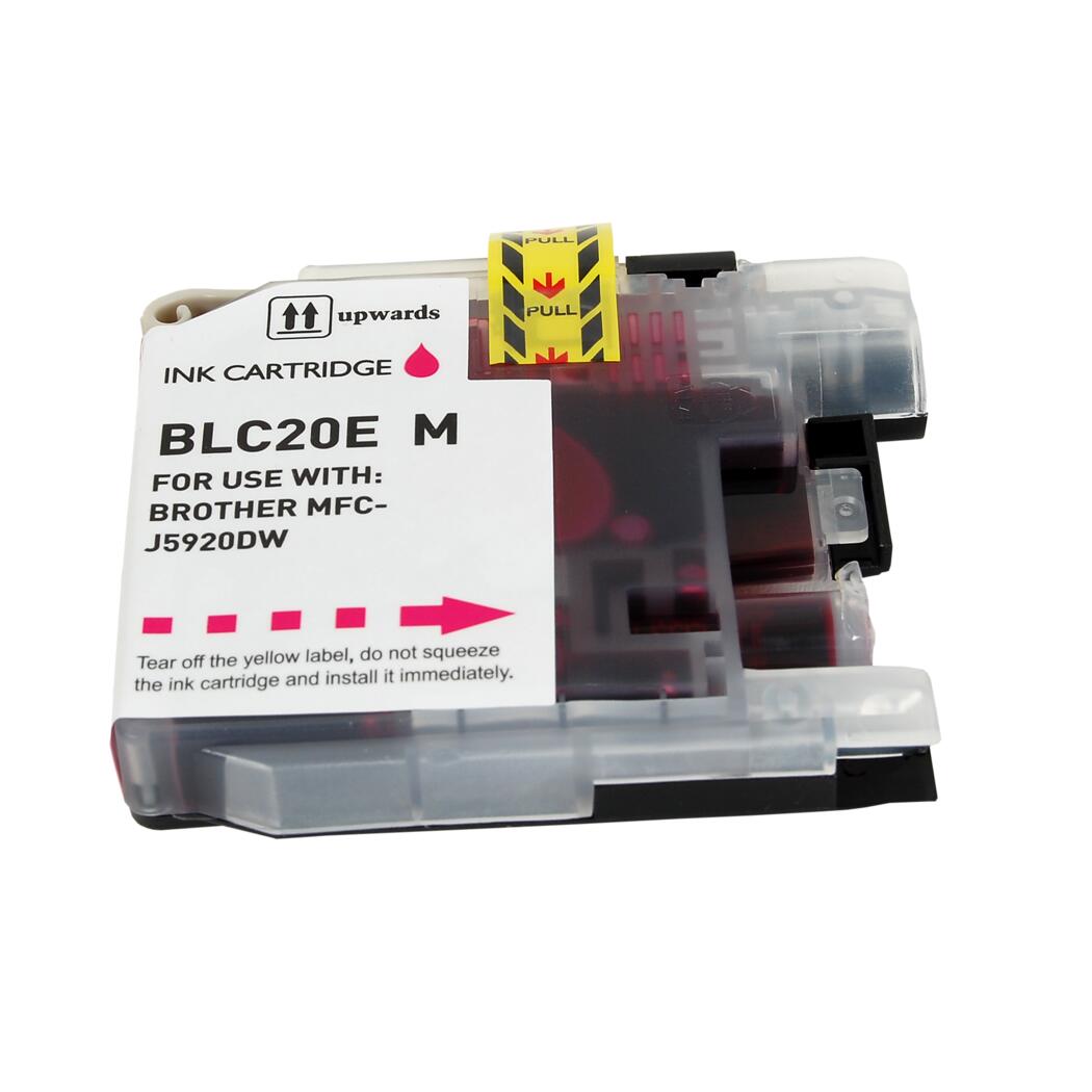 Brother J5920/J985 Compatible InkJet Cartridge Magenta 1200 High Yield, LC20EM