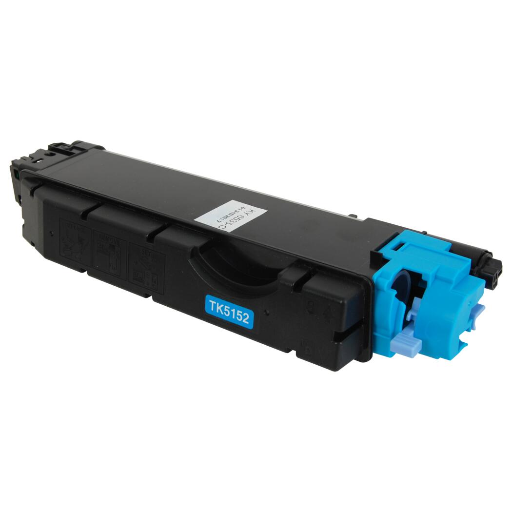 Kyocera TK-5152C Compatible TAA Compliant Cyan 10K Yield Toner Cartridge, 1T02NSCUS0