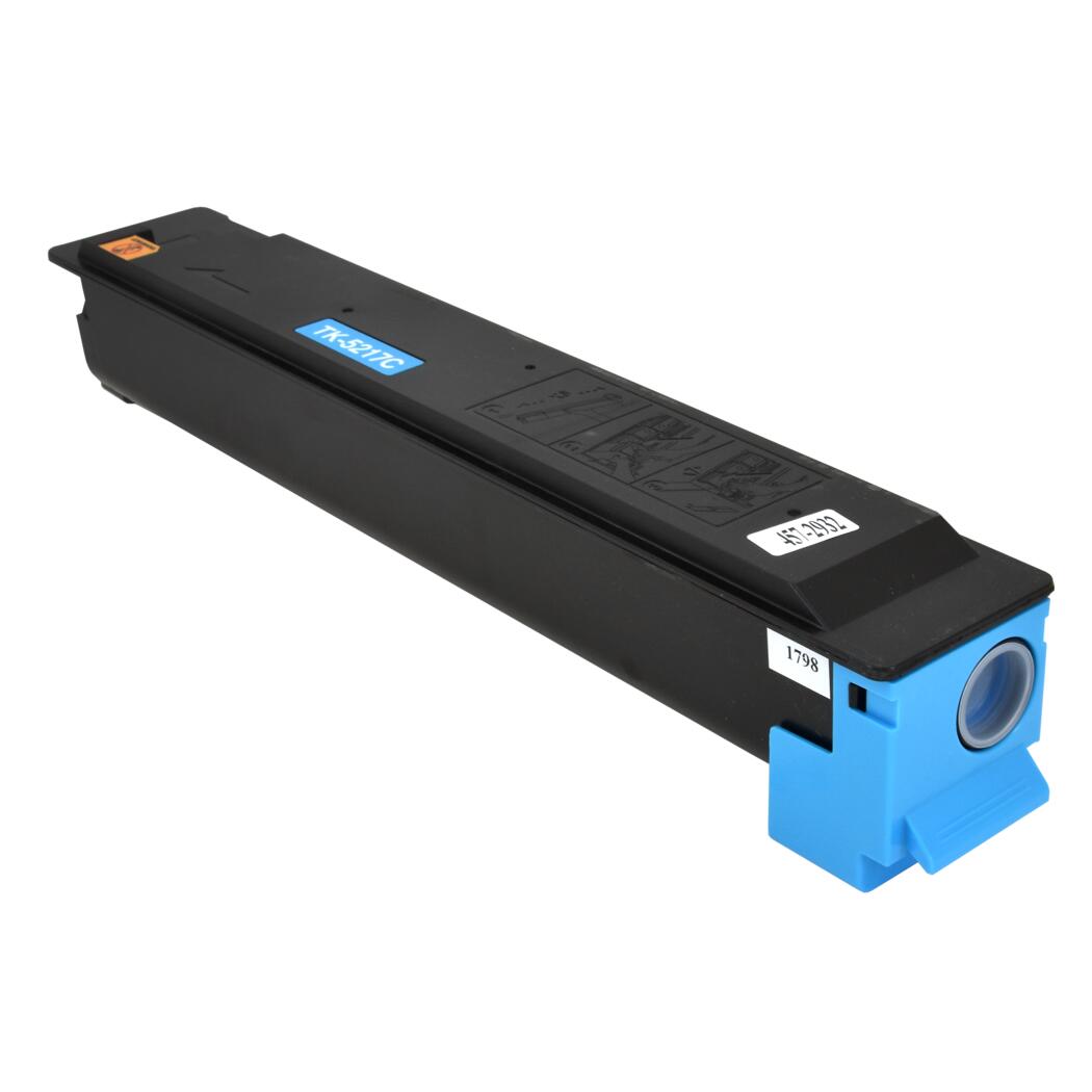 Kyocera TK-5217C Compatible TAA Compliant Cyan 15K Yield Toner Cartridge, 1T02R6CUS0