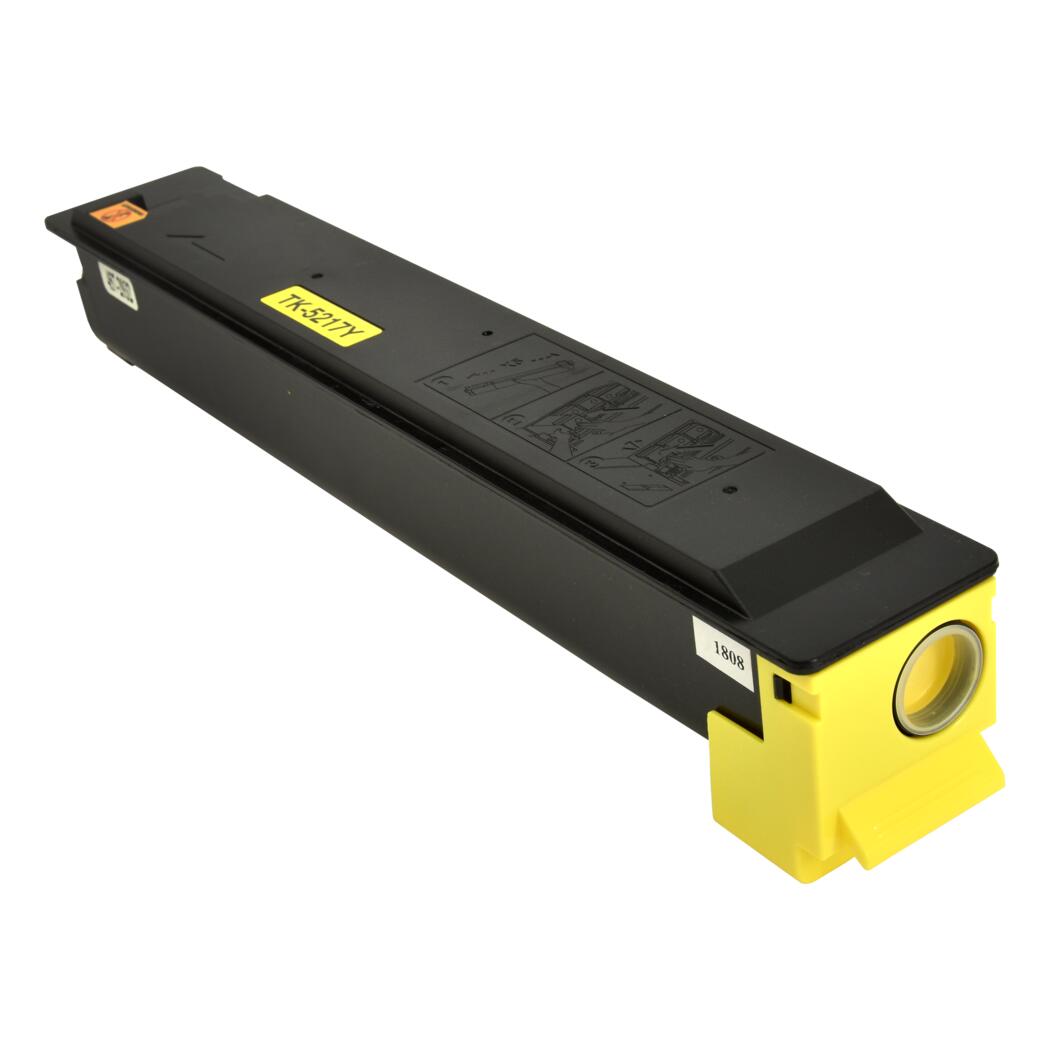 Kyocera TK-5217Y Compatible TAA Compliant Yellow 15K Yield Toner Cartridge, 1T02R6AUS0