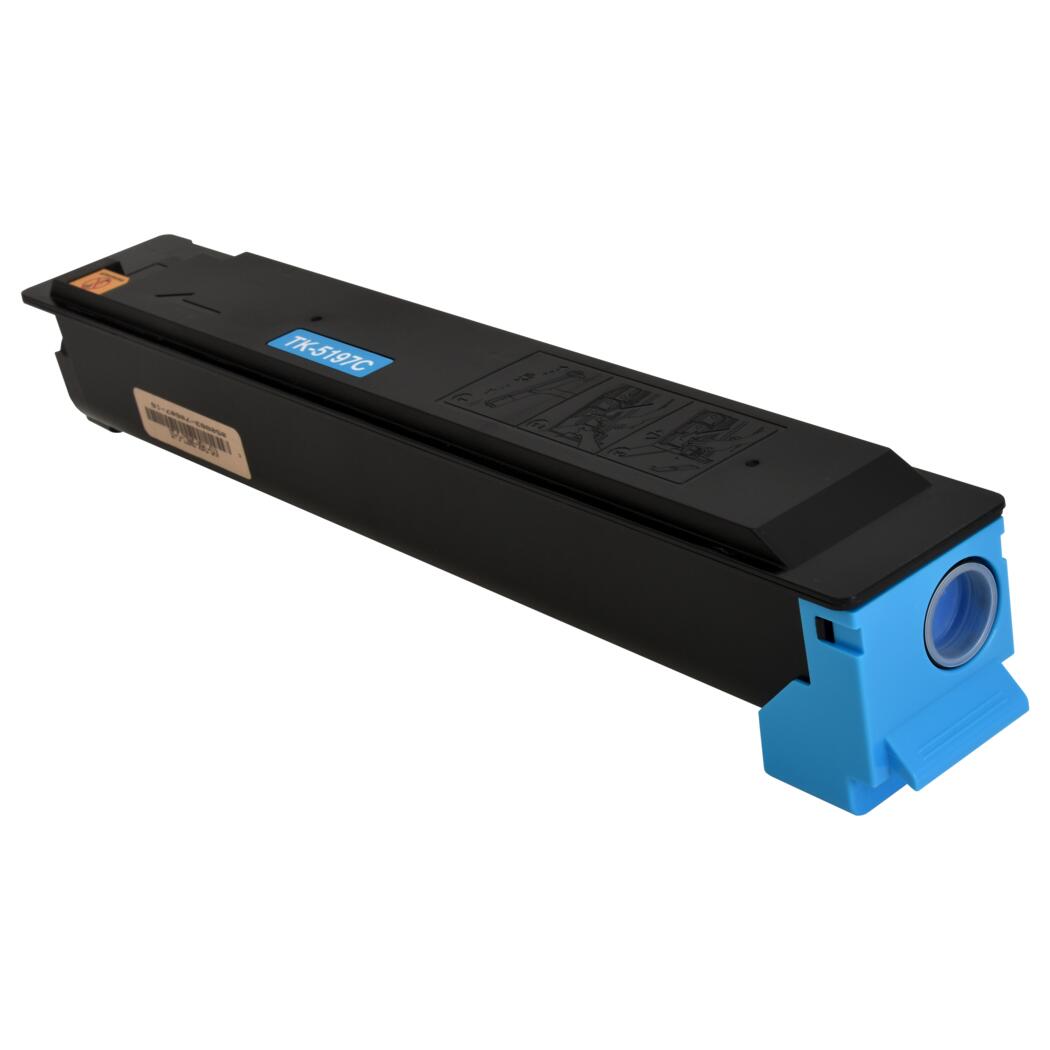 Kyocera TK-5197C Compatible TAA Compliant Cyan 7K Yield Toner Cartridge, 1T02R4CUS0