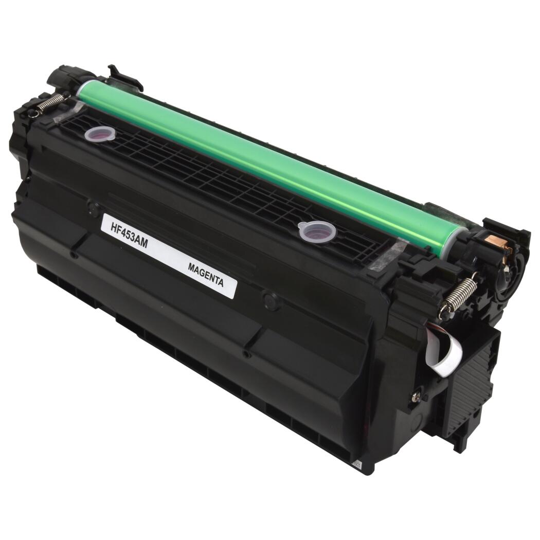 HP 655A Compatible Magenta 10.5K Yield Toner Cartridge, CF453A