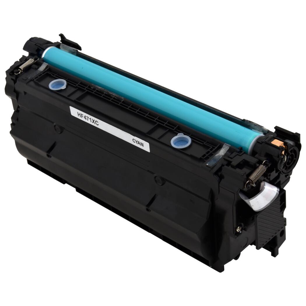 HP 657X Compatible Cyan 23K High Yield Toner Cartridge, CF471X