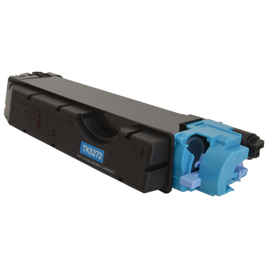 Kyocera TK-5272C Compatible TAA Compliant Cyan 6K Yield Toner Cartridge, 1T02TVCUS0