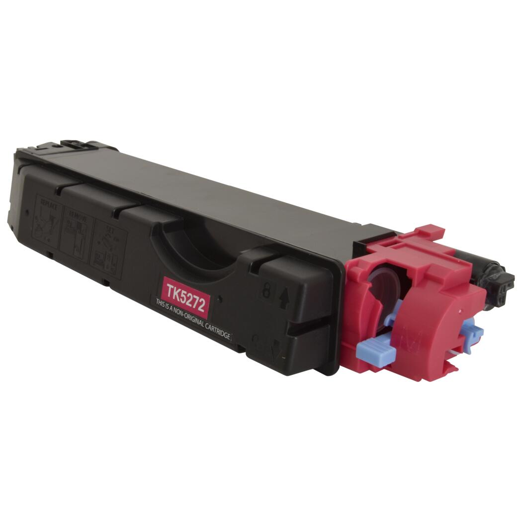 Kyocera TK-5272M Compatible TAA Compliant Magenta 6K Yield Toner Cartridge, 1T02TVBUS0