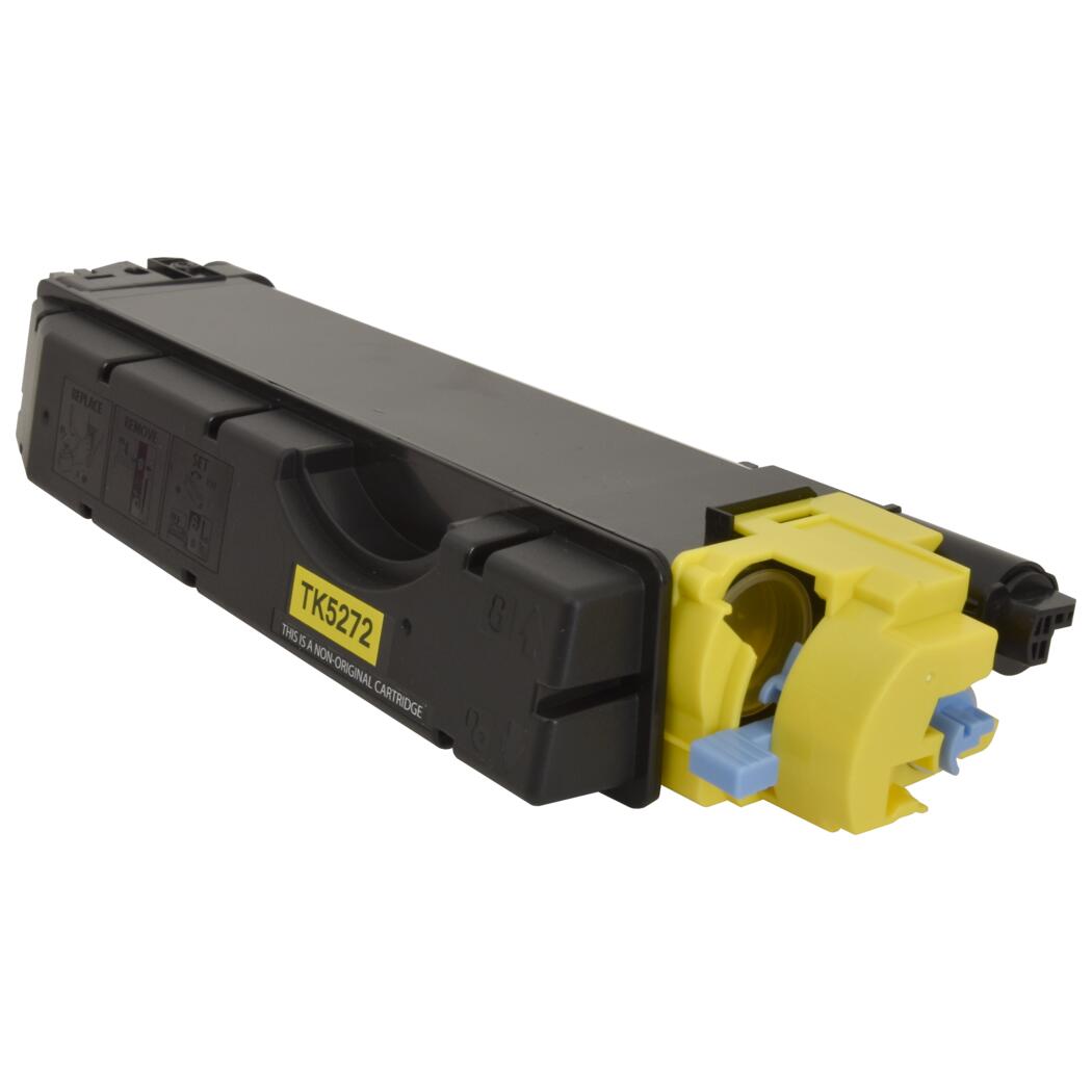 Kyocera TK-5272Y Compatible TAA Compliant Yellow 6K YieldToner Cartridge, 1T02TVAUS0