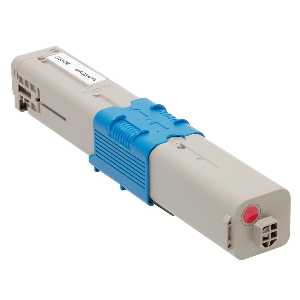 Okidata C330/C530 Remanufactued Toner Cartridge Magenta 3K Yield, 44469702