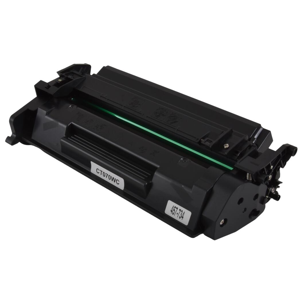 Canon 070 Black 3K Yield Compatible Toner Cartridge (New Chip), 5639C001