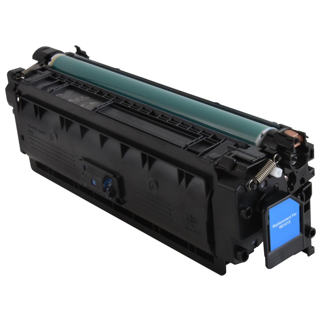 HP 212X Compatible Cyan 10K High Yield Toner Cartridge (New Chip), W2121X