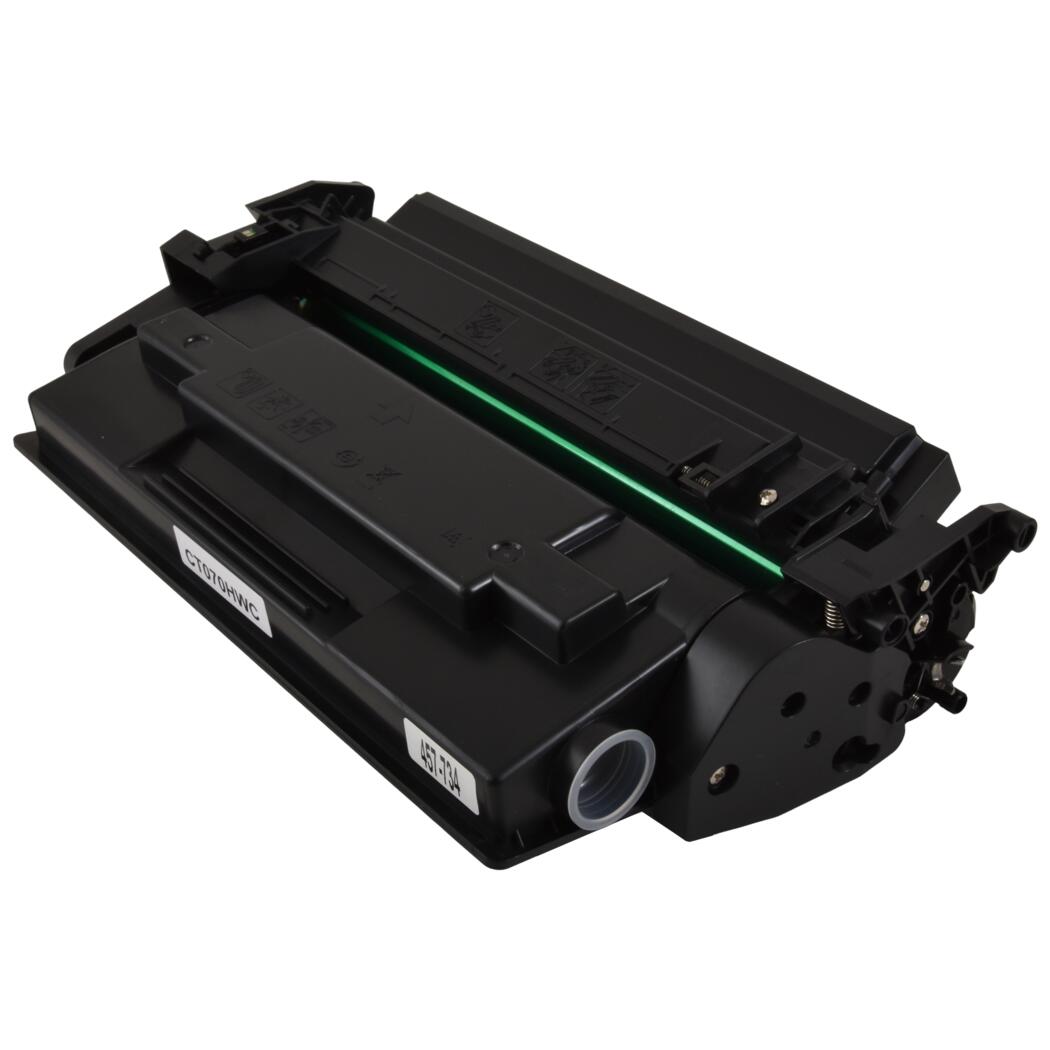 Canon 070H Compatible Black 10.2K High Yield Toner Cartridge (New Chip), 5640C001