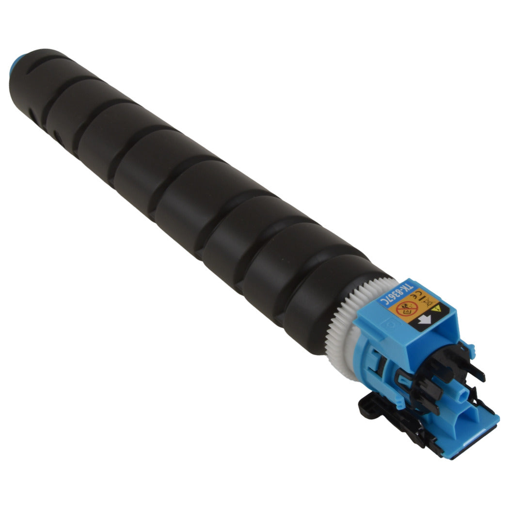 Kyocera TK-8367C Compatible TAA Compliant Cyan 12K Yield Toner Cartridge, 1T02YPCUS0