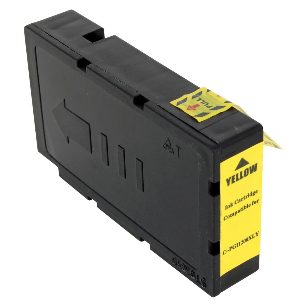 Canon PGI-1200XLYW Compatible Yellow 900 High Yield InkJet Cartridge, 9198B001