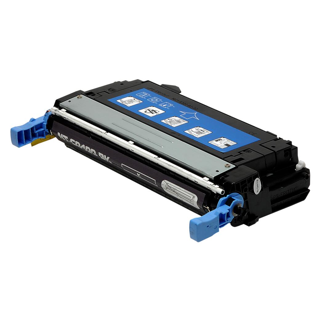 HP 642A Remanufactured Black 7.5K Yield Toner Cartridge, CB400A
