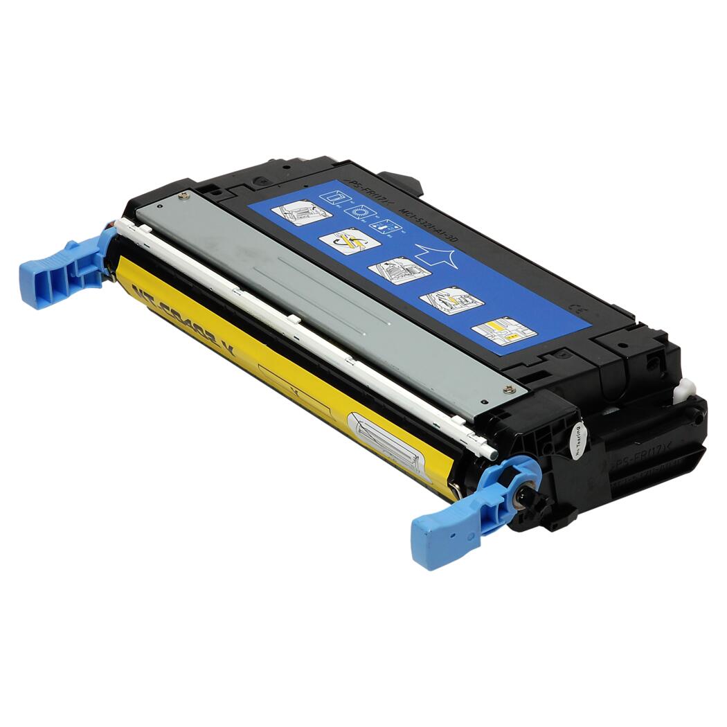 HP 642A Remanufactured Yellow 7.5K YieldToner Cartridge, CB402A