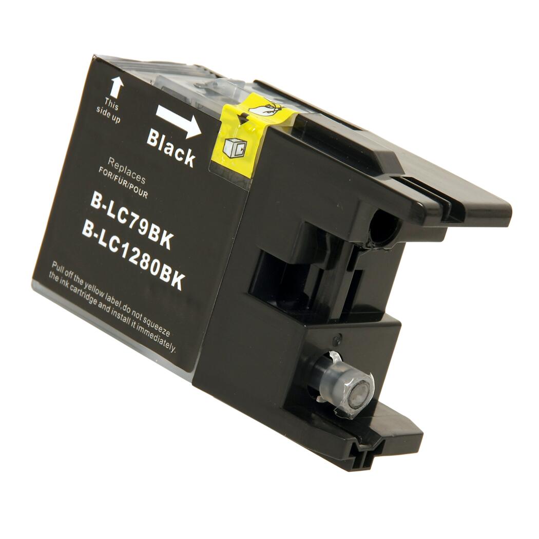 Brother LC79 Compatible Black 30ML XL InkJet Cartridge, LC79XLBK