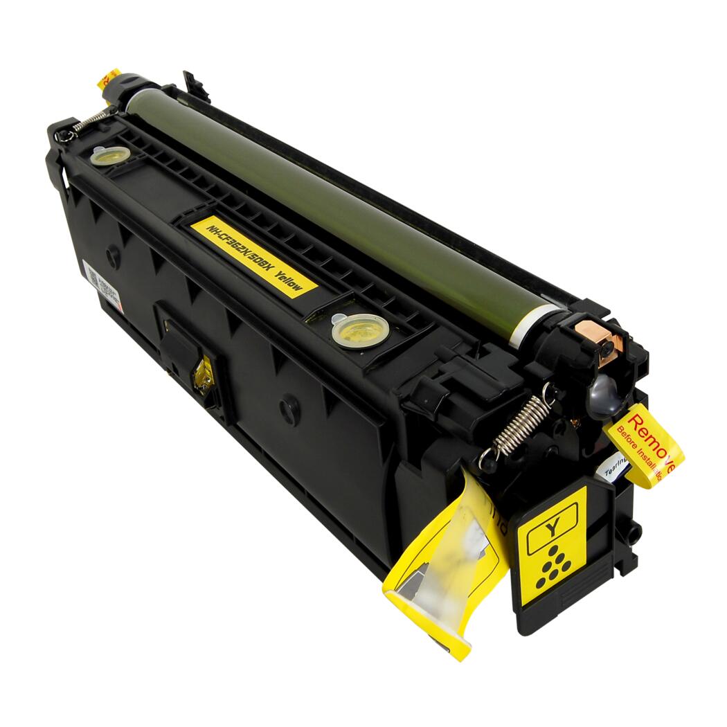 HP 508X Compatible Yellow 9.5K High Yield Toner Cartridge, CF362X