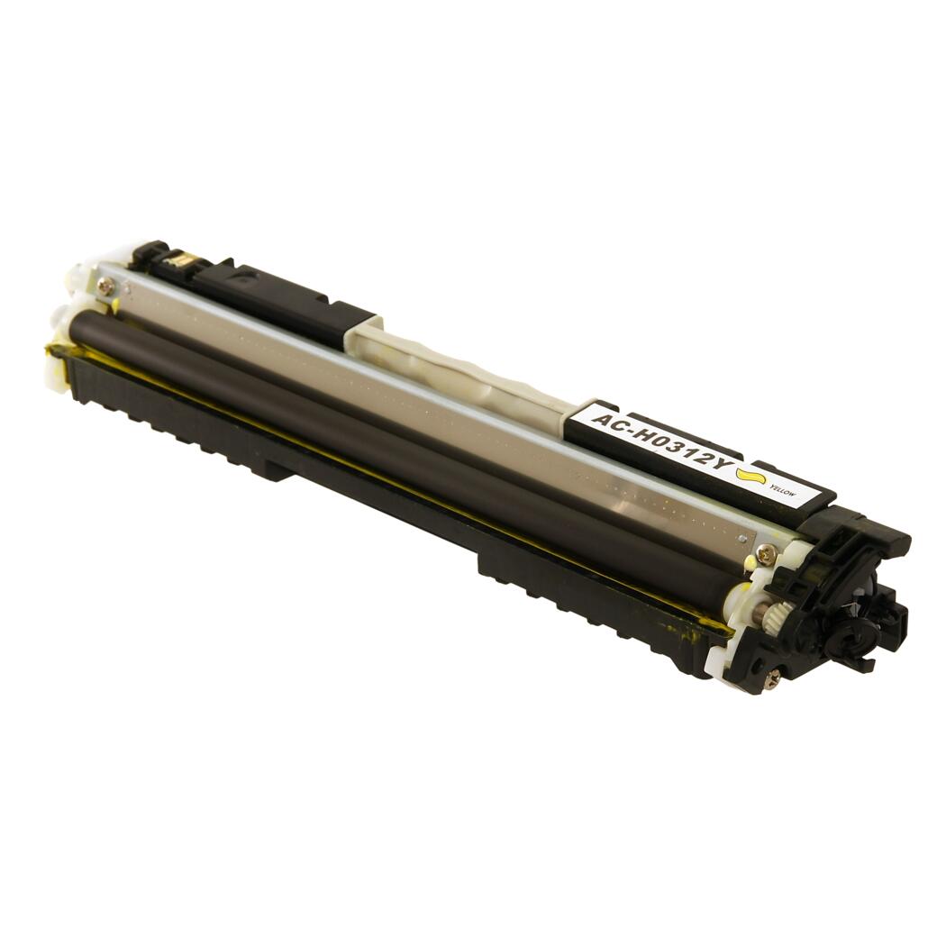 HP 126A Compatible Yellow 1K Yield Toner Cartridge, CE312A