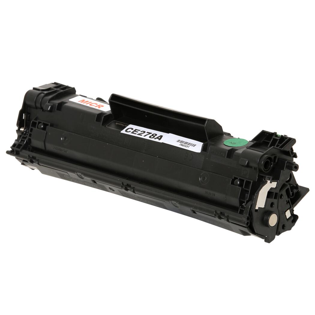 HP 78A Compatible MICR Black 2.1K Yield Toner Cartridge, CE278A
