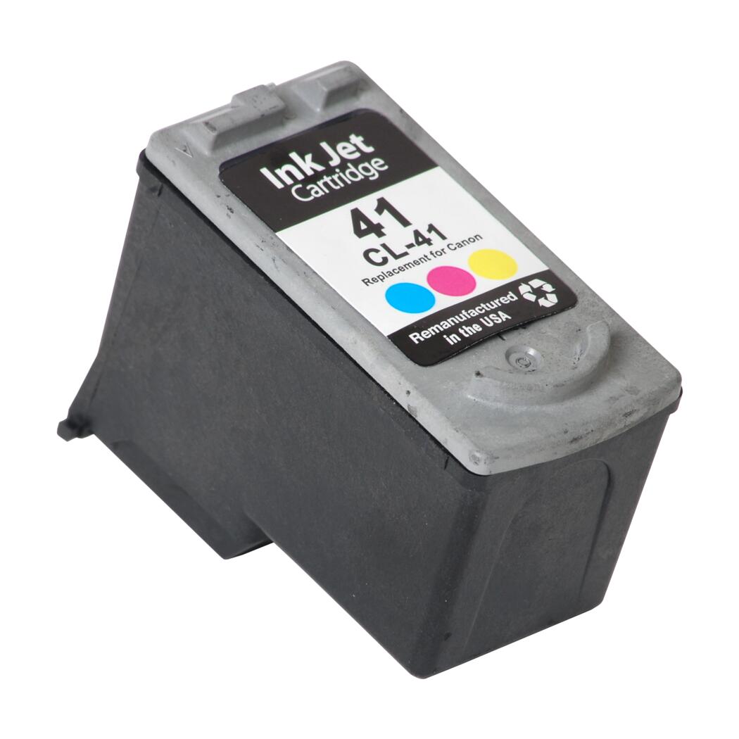 Canon CL-41/CL-51 Remanufactured Tri-Color 195 Yield Inkjet Cartridge, 0617B002/0618B002