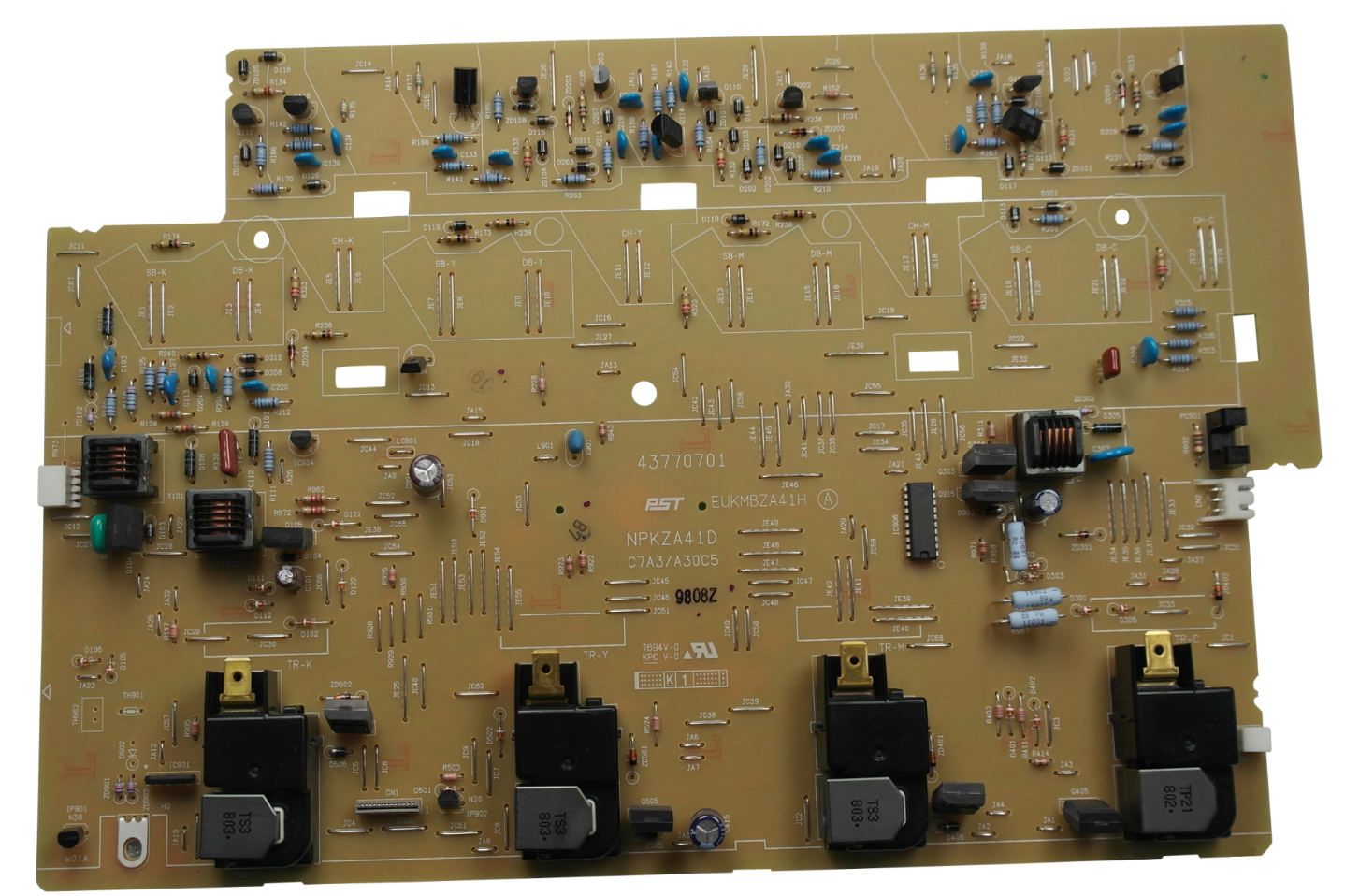 Okidata C610/C710/C711/C780/S610/S710/S711 High Voltage Power Supply Board, 43770701